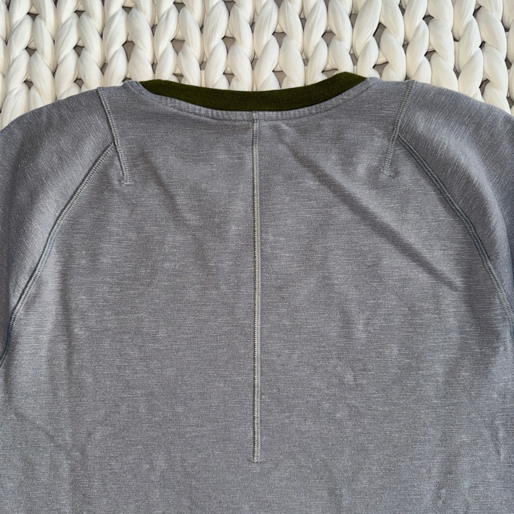 Lululemon City Sweat Crew Pullover - Vapor & Olive Green - Mens Large NWOT - Picture 7 of 7